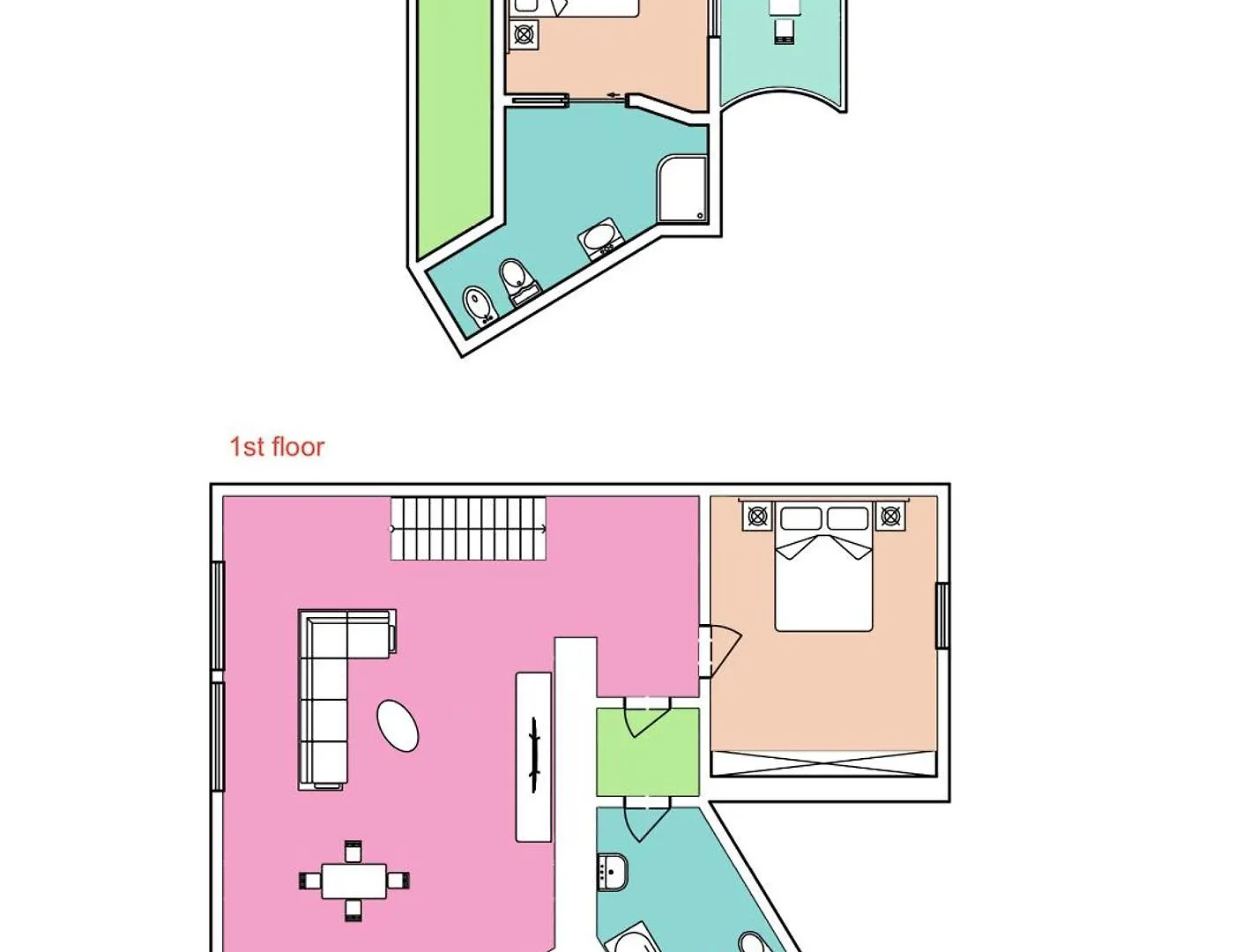 Lavish And Chic Duplex Apartment Praag